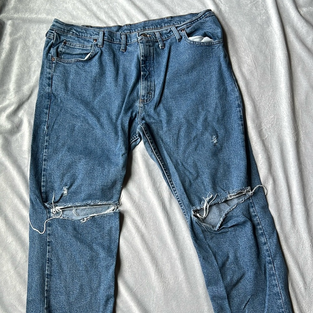 Wrangler Woman’s Denim Jeans Size 2x Or 42 Waist